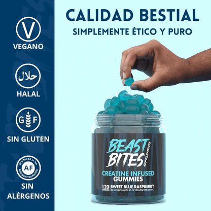 Beast Bites® - Gomitas de Creatina x 120 Und.