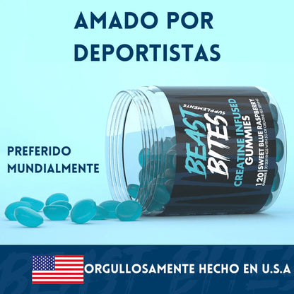 Beast Bites® - Gomitas de Creatina x 120 Und.