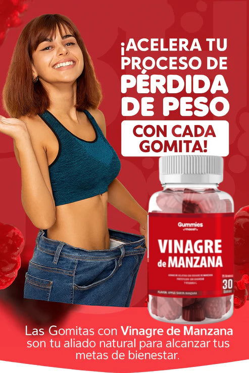 Gomitas Vinagre De Manzana IMPORTADO 🇺🇸 - OFERTA 2X1