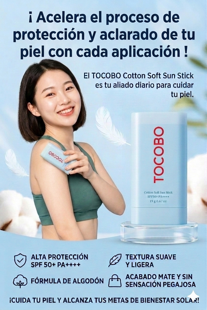 Cotton Sun Stick TOCOBO Protector Solar - Super OFERTA !!