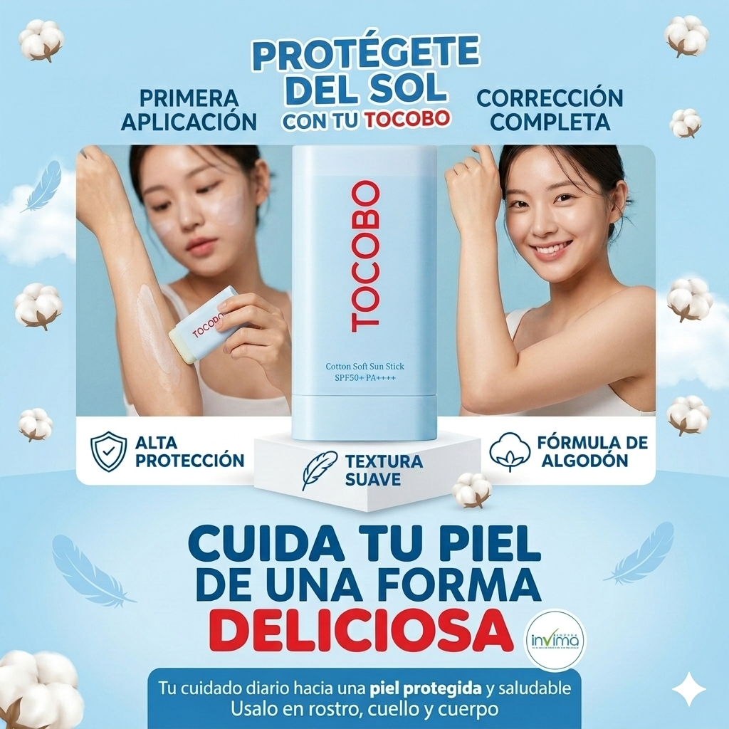 Cotton Sun Stick TOCOBO Protector Solar - Super OFERTA !!
