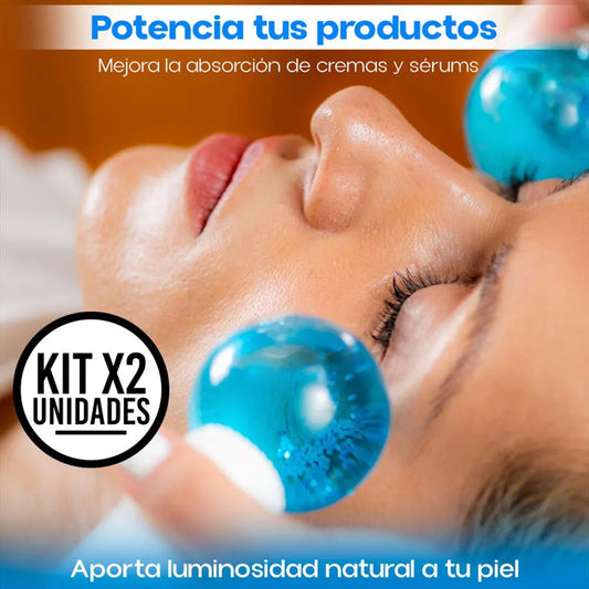 Globos De Hielo Facial Masajeador x2